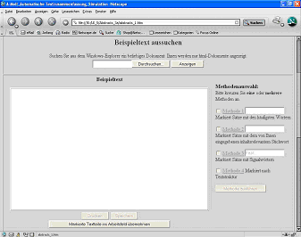 Prototyp einer Simulation fr vier Methoden der automatischen Textzusammenfassung vor dem Cognitive Walkthrough