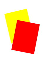 Gelbe und rote Karte