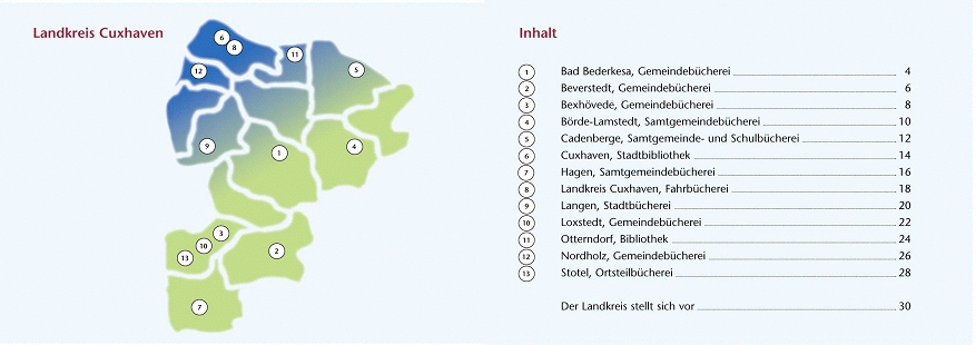 Borschüre - Inhaltsverzeichnis - Biblioguide/Lesemeer