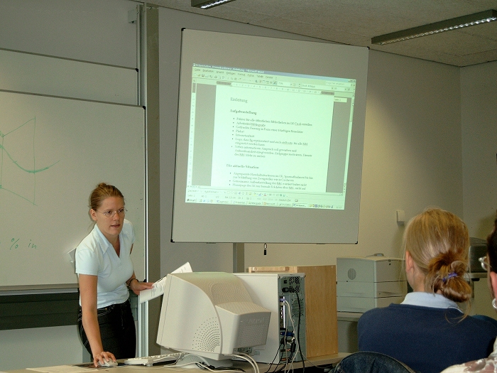 Biblioguide-Lesemeer / Bei der Projektarbeit